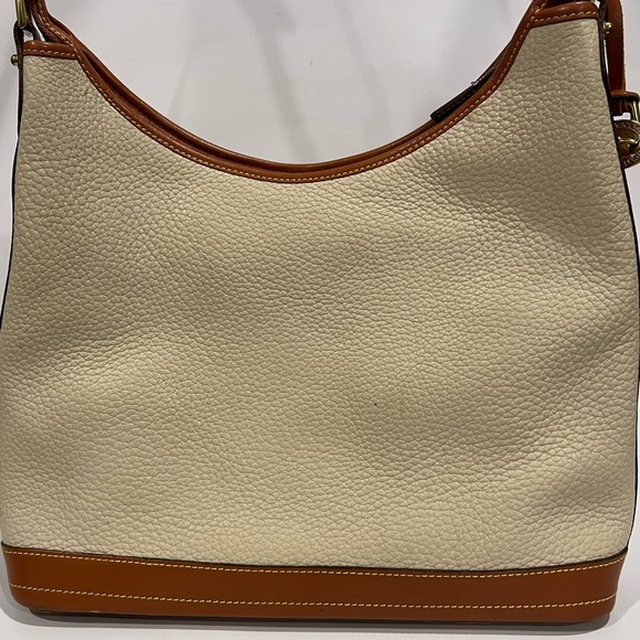 Vintage Dooney & Bourke R151 All-Weather Leather Hobo Shoulder Bag - Picture 3 of 14